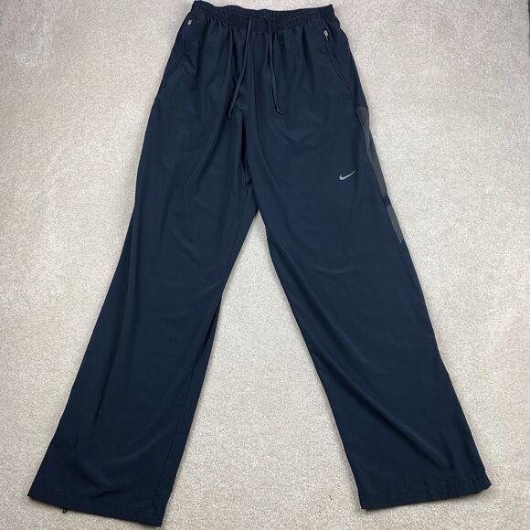 Nike Men's Size Med Running Blue Dri-Fit Stretch Woven Track Pants 427149-477 - Picture 1 of 16